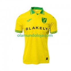 Camisola Norwich City Homem Equipamento Primeiro 2025-2026 Manga Curta